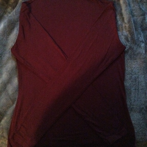 Burgundy long sleeve top - Picture 2 of 6